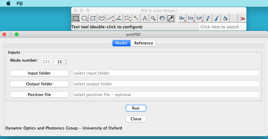 Figure 2. svmPSF plugin operation.